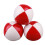 3Pcs Pu Acrobatics Juggling Balls For Kids Fine Stitching Assorted 5