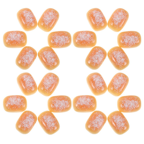 50Pcs Artificial Mini Bread Resin Craft For Diy Kitchen Decoration