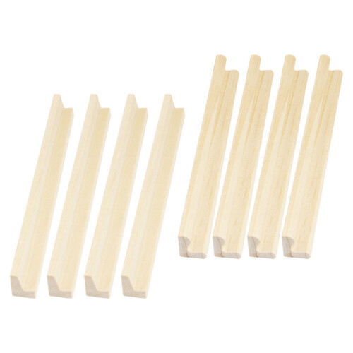 16 Set Vassoi In Legno Per Domino Con