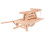 1 Pezzo Mini In Legno Carretto Miniatura 7