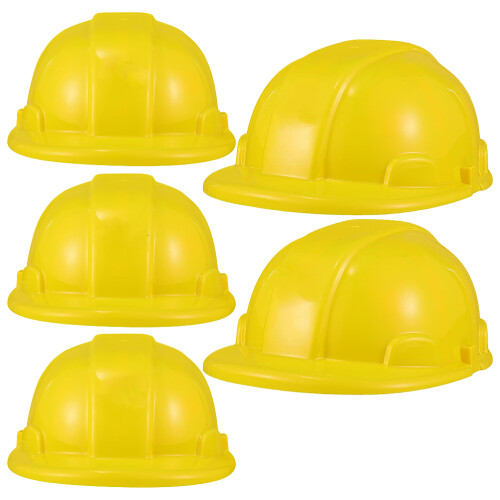 9Pcs Kids Construction Worker Toy Party Hat