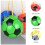 6 Palline Gonfiabili Per Bambini Con Elastica 5