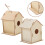 4 Casette In Legno Non Verniciate Per Bambini E Lavoretti 9