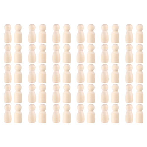 240 Figure In Legno Grezzo Con Per Bambini Da Te
