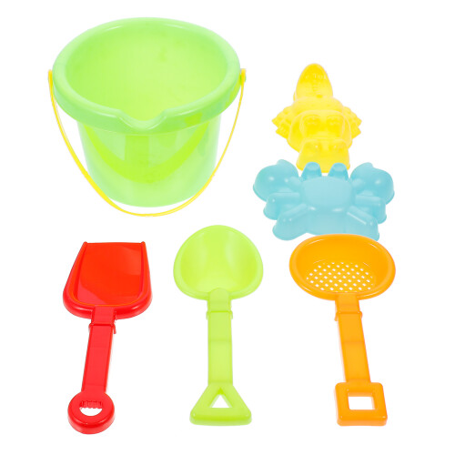 Set Giocattoli Spiaggia Con Pale Secchio