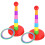2 Sets Stacking Cups With Throwing Circles For Kids Activity 6