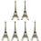 6 Pezzi Torre Eiffel Vintage 4