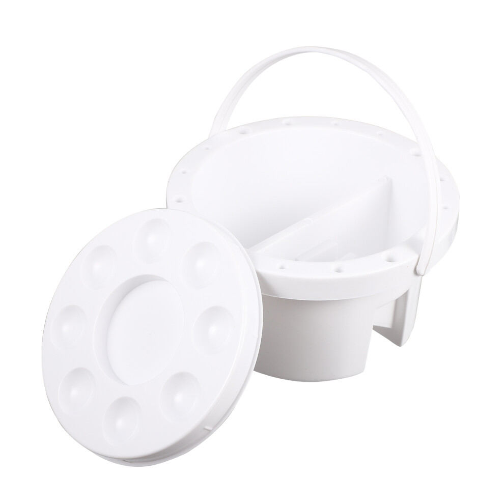 Szczotka Do Farby Wanny Z Uchwytem I PrzedziałEm Na Kolory-image