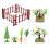 Conjunto De Simulada Árvore Decoração Paisagismo Micro 4