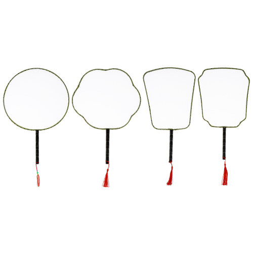 4 Pezzi Ventaglio Bianco Da Te Per Bambini 2