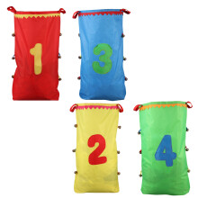 Jumping Bags With Bells Race Bags Bright Colors 4pcs