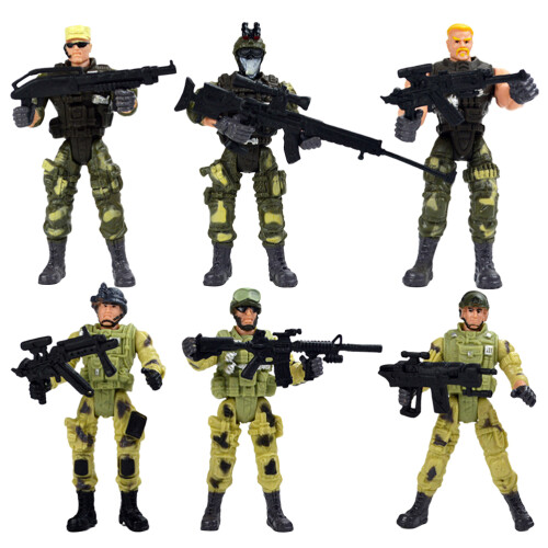 6Pcs Special Forces Model Toys For Interactive Parent-Child Battle 2