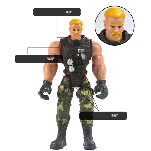 6Pcs Special Forces Model Toys For Interactive Parent-Child Battle 1