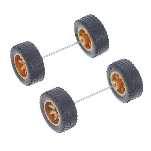 1 Paio Ruote Sostituibili 1/64 Per Auto