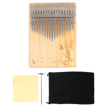 Wooden Kalimba Palcowa 17 Klawiszy Kolorowa Instrument Muzyczny