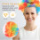 1 Pezzo Copricapo Colorato Accessorio Costume 10