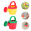 4Pz Annaffiatoi Bagno Bambini PP Materiale Sicuro 4