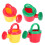 4Pz Annaffiatoi Bagno Bambini PP Materiale Sicuro 8