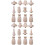 2 Set Legno Non Finite Con , Fai Da Te 7