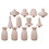 2 Set Legno Non Finite Con , Fai Da Te 2