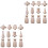 2 Set Legno Non Finite Con , Fai Da Te 5