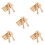 30 Pezzi Domino In Legno Con Base Inglesi 7