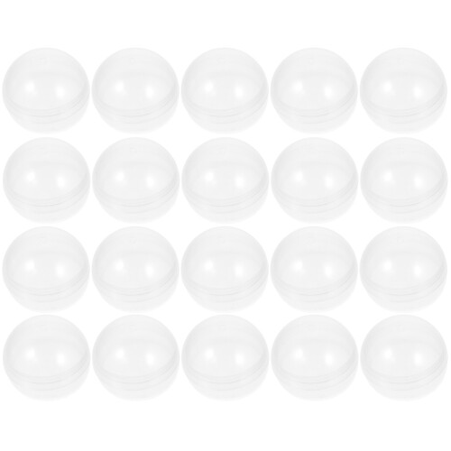 40 Pezzi Palline Trasparenti Riempibili per Distributori Automatici