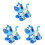 3Pcs Children Removable Screw Building Toy Animal Assembly Cat Pattern 2