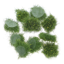 20 Unidades Mini Arbustos De Grama Artificial Para E Decoração