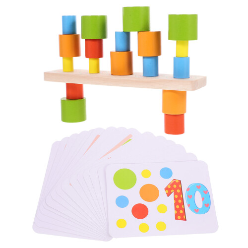 2 Conjuntos De Brinquedo De Empilhamento Infantil 1