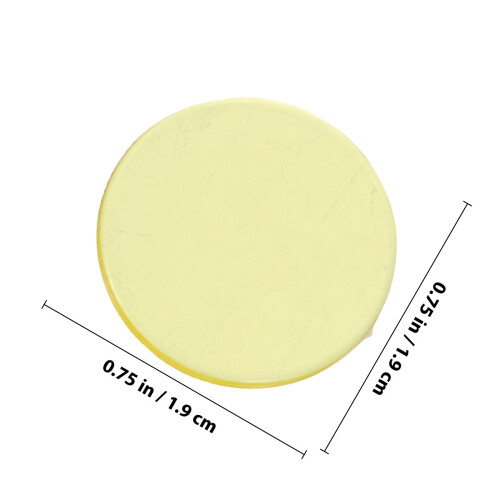 40Pcs Transparent Yellow Plastic Chips Counting Markers 1