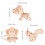 3 3D Legno Animale Puzzle Kit Giocattoli Educativi 7