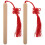 2Pcs Paquetes De Ritmo Com Borla Claves Para Crianças 9