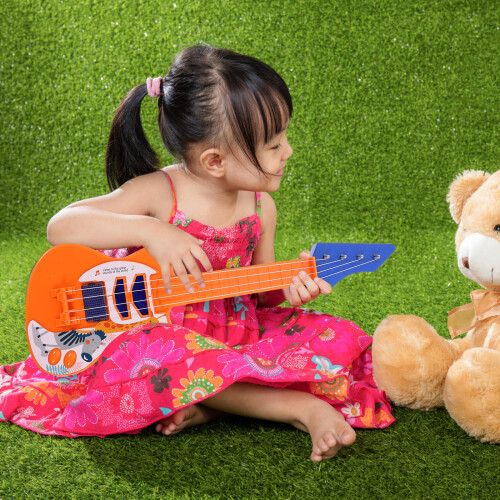1 Guitarra Infantil Miniatura De Desenho 1