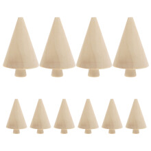 40 Pezzi Mini In Legno Non Finiti Per Decorazioni Natalizie