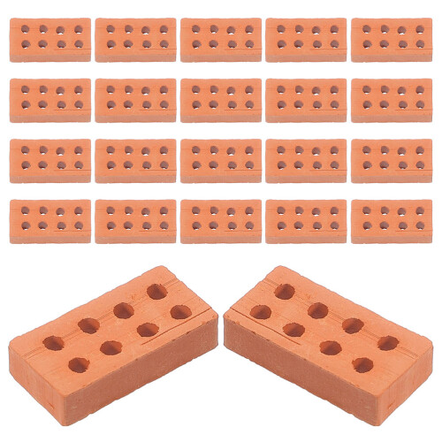 150 Peças Tijolos Miniatura Para Construção, De E