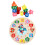 Conjunto De Blocos De Para Relógio, Brinquedo Educativo Com 7