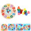 Conjunto De Blocos De Para Relógio, Brinquedo Educativo Com 8