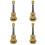 4 Pezzi Mini Strumenti Musicali Imitazione Ukulele 4 Corde 44 Cm 6