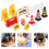 Conjunto De Estacionamento Infantil Com Placas, Cones, E Blocos 11
