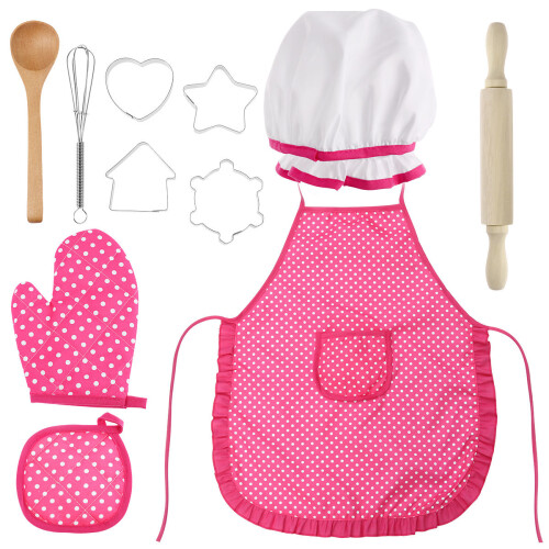 11 Peças Conjunto Infantil com Chapéu, , e Utensílios