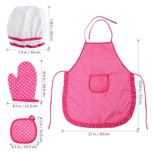 11 Peças Conjunto Infantil com Chapéu, , e Utensílios 1