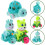 3Pcs Desenho Inércia Brinquedo Infantil Built-Bell 6