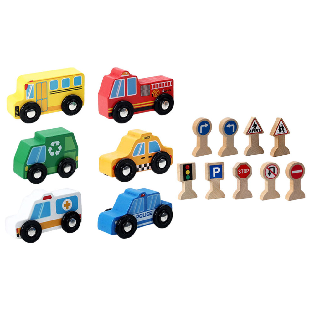 3 Sztuki Miniaturowych ZnakóW Drogowych Dla Dzieci-image