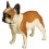 Estátua De Cachorro Plástico Com Design Ornamental 2