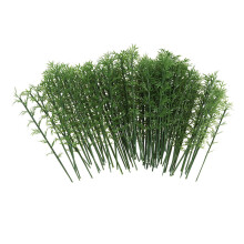 100 Unidades Árvores De Plástico Miniatura Para Artesanato Verde