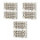 6Stk Mini Modell Beige Für 10