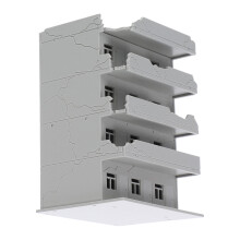 De Edifício Ruínas 1:144 Plástico Para Montagem
