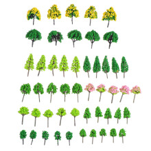 55 Unidades De Árvores Miniatura Para Paisagismo E Artesanato Diy