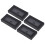 4Pcs Durable Bow Tie Boxes Black with Clear Window for Men Packaging 11